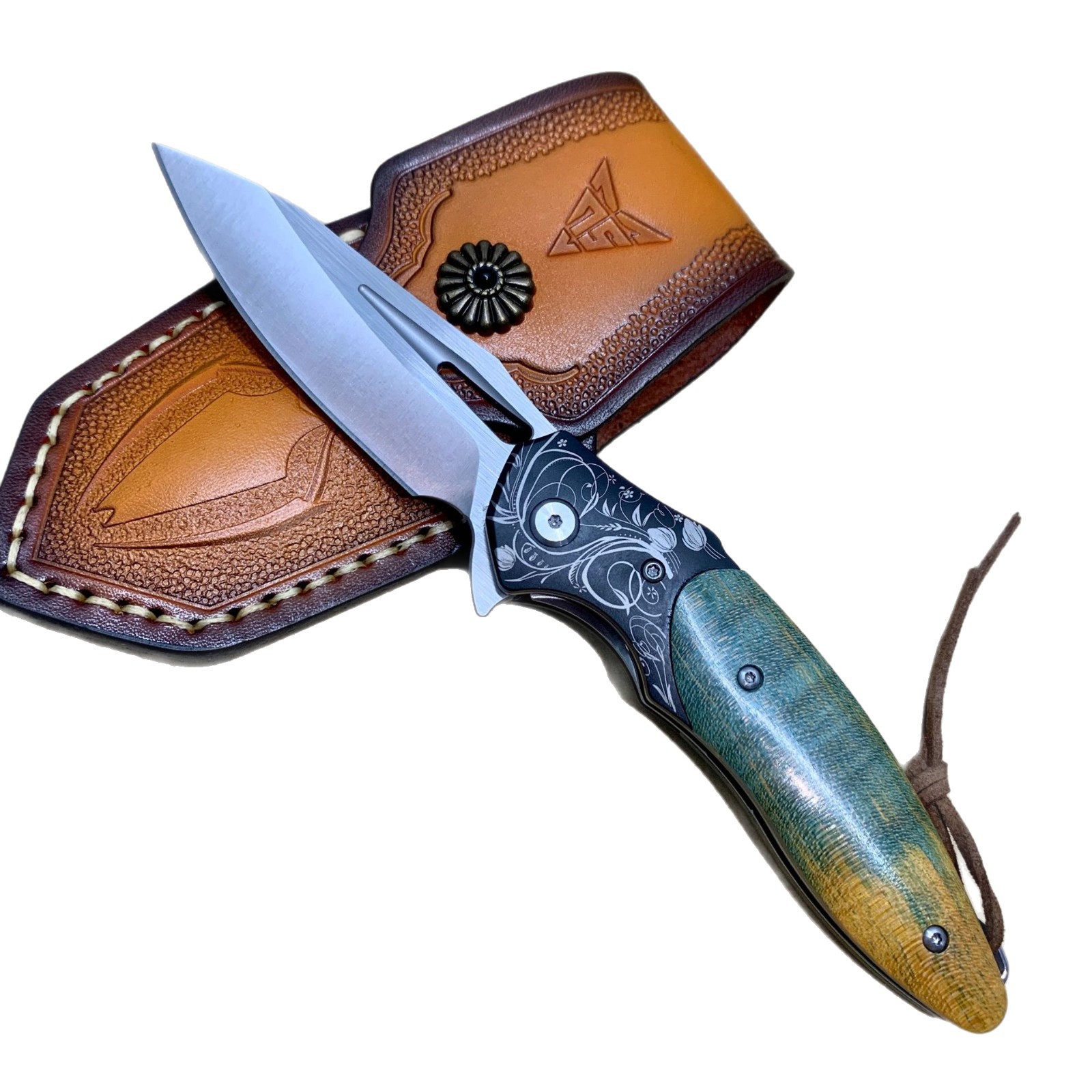 Edc Day Carry - RHON 3.4인치 EDC 나이프 고탄소 D2강