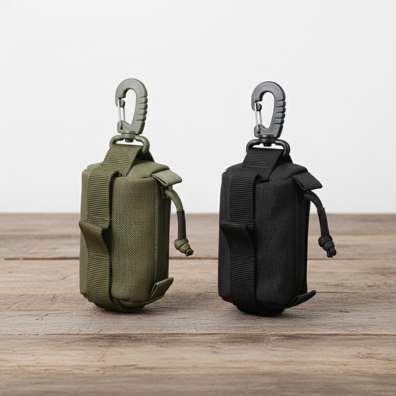 Edc Carry Belt Pouch - 야외용 EDC 파우치, 지퍼 키 카드