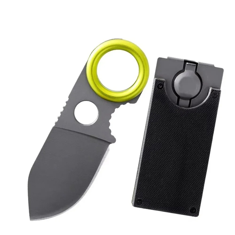 Edc Carry Pocket Knife - 미니 EDC 링형 고정날 나이프 스테인리스