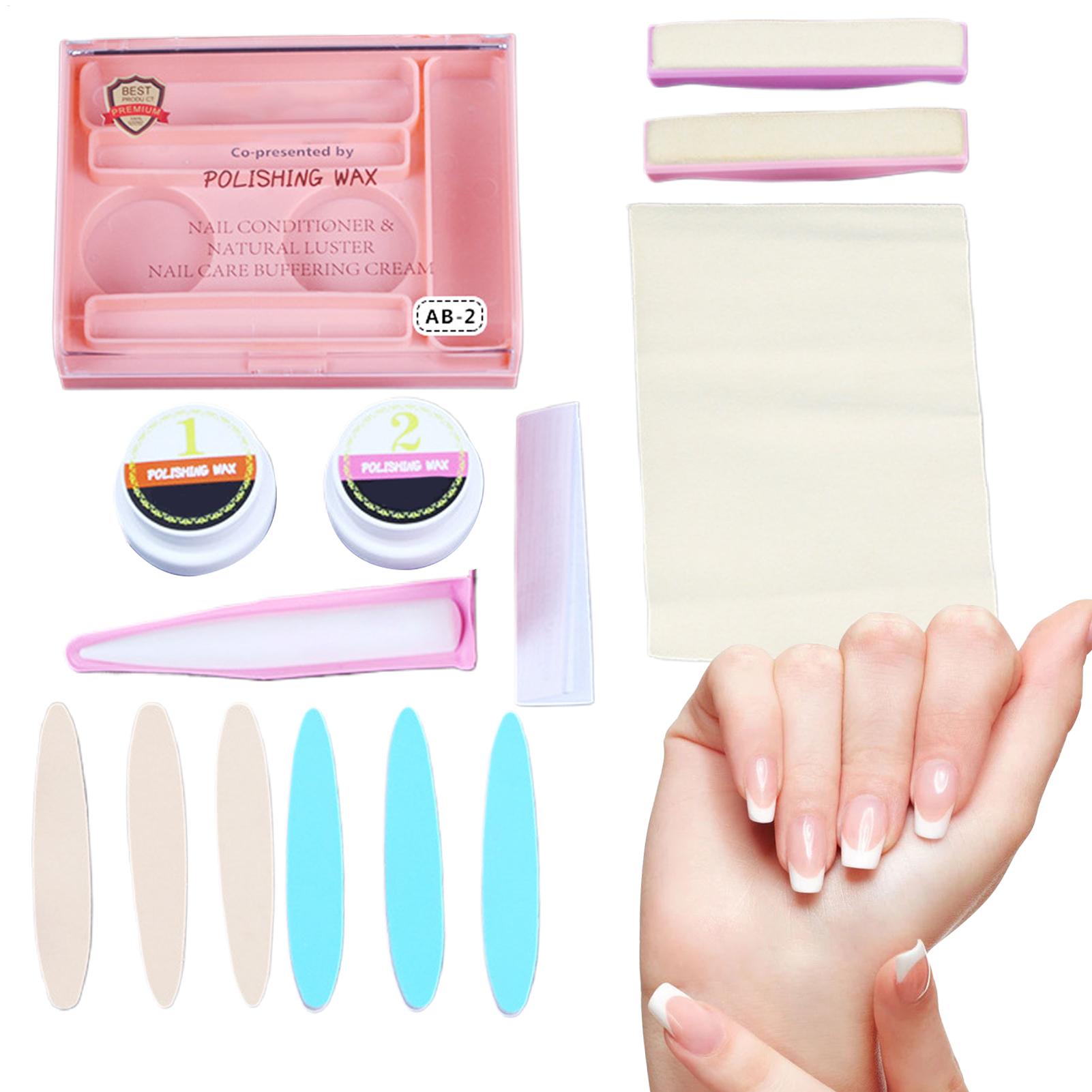 Nail File Titanium - 네일 폴리싱 왁스 도구 키트 네일