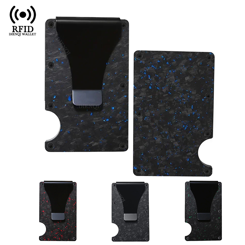 Edc Concealed Carry - 남성용 RFID 차단 지갑 금속 카드