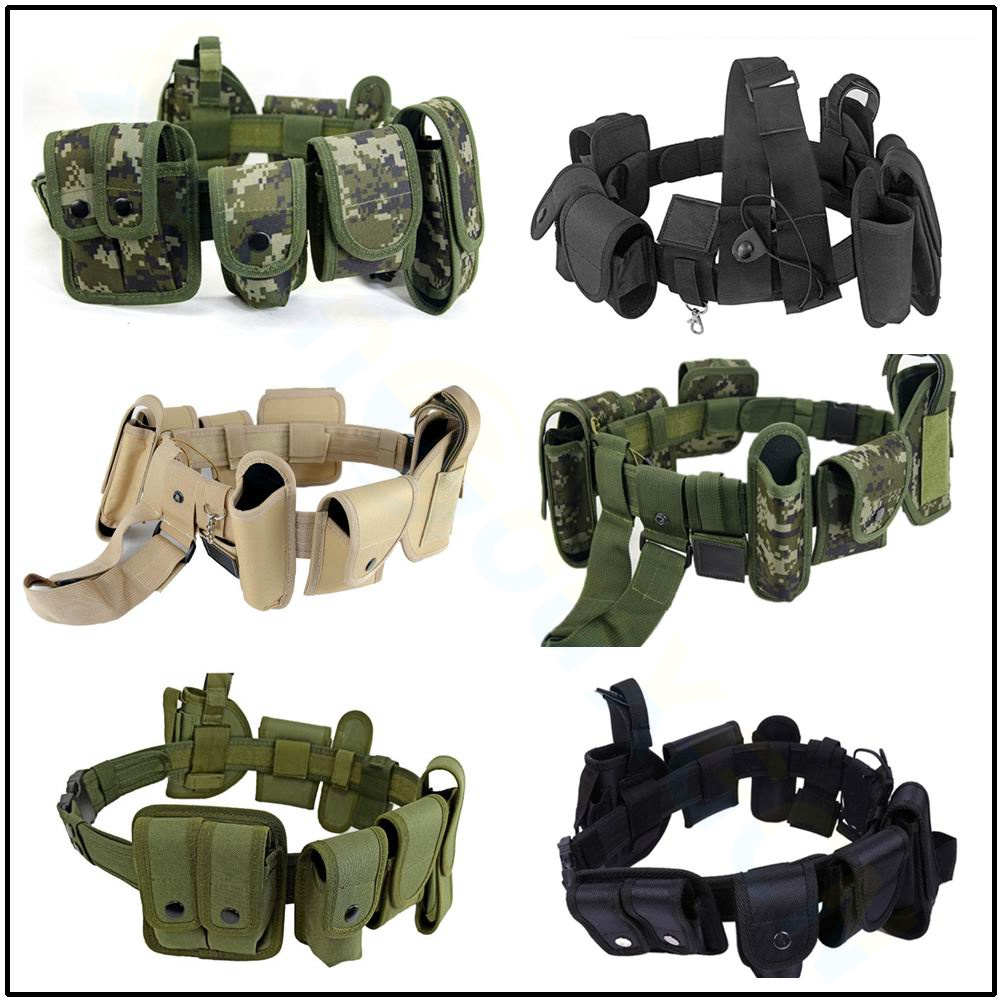 Edc Carry Belt - 야외 전술 벨트 세트 경찰 경비원