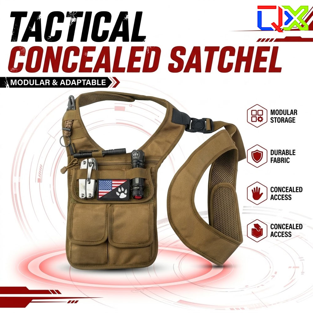 QX 전술용 숨김형 숄더백 겸 겨드랑이 가방, 남성용  - Edc Concealed Carry 리뷰 및 가격