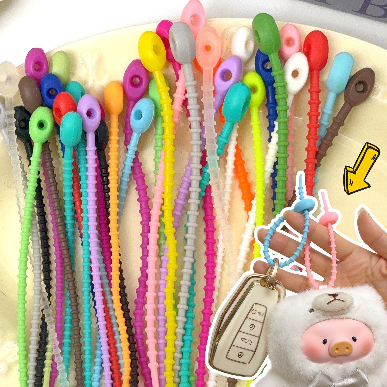 200개/세트 실리콘 재사용 가능 가방끈 키체인 트위스 - Gear Tie Reusable 리뷰 및 가격