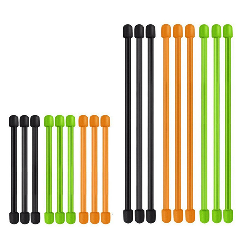 5PCS 실리콘 지퍼 타이, 스틸 코어 실리콘 트위스트 - Gear Tie Reusable 리뷰 및 가격