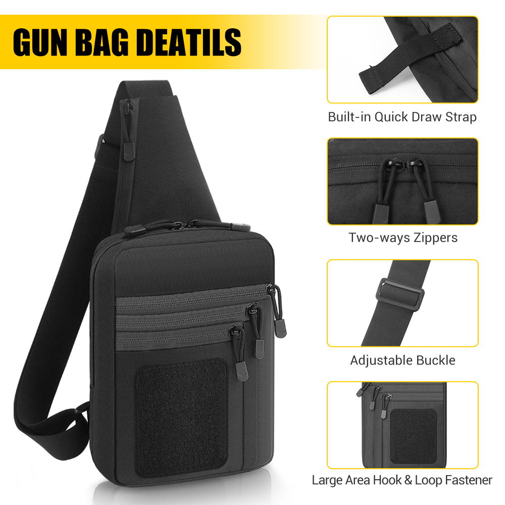 전술 권총 가방 은닉 휴대용 권총 홀스터 핸드건 보관  - Edc Pistol Carry Bag 리뷰 및 가격