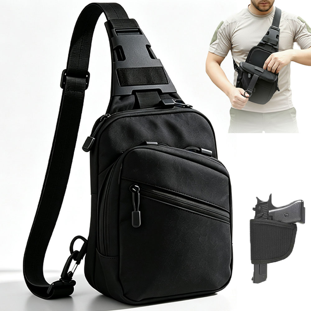 퀵 액세스 권총 가방, 총 홀스터가 있는 은닉 휴대용  - Edc Pistol Carry Bag 리뷰 및 가격