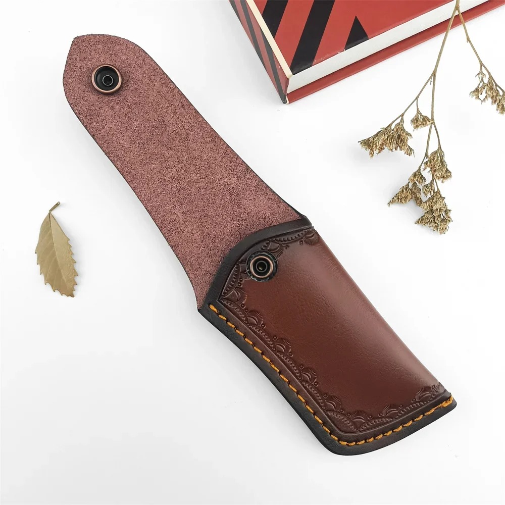 브라운 엠보싱 가죽 나이프 스티치 정품 소가죽 나이프  - Edc Carry Belt Leather 리뷰 및 가격