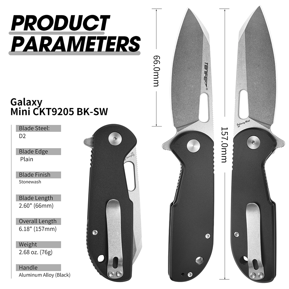 TONIFE 갤럭시 미니 CKT9205 접이식 칼, D - Edc Carry Pocket Knife 리뷰 및 가격