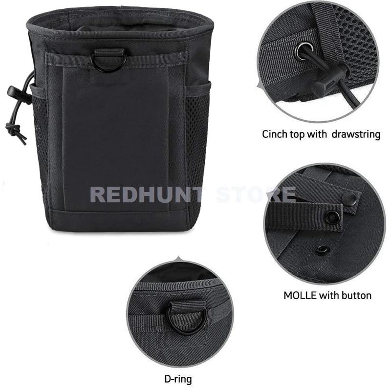 전술 Molle Drawstring 잡지 덤프 파우치  - Edc Carry Case 리뷰 및 가격