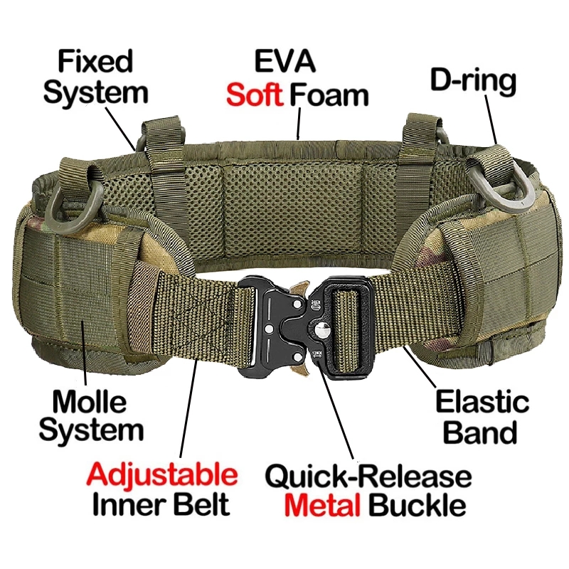 퀵 릴리스 전술 나일론 벨트 금속 버클 야외 군사 스포 - Edc Carry Belt 리뷰 및 가격