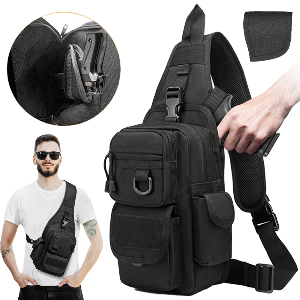 전술 권총 가방, 은닉 휴대용 총기 가방, 크로스바디  - Edc Pistol Carry Bag 리뷰 및 가격