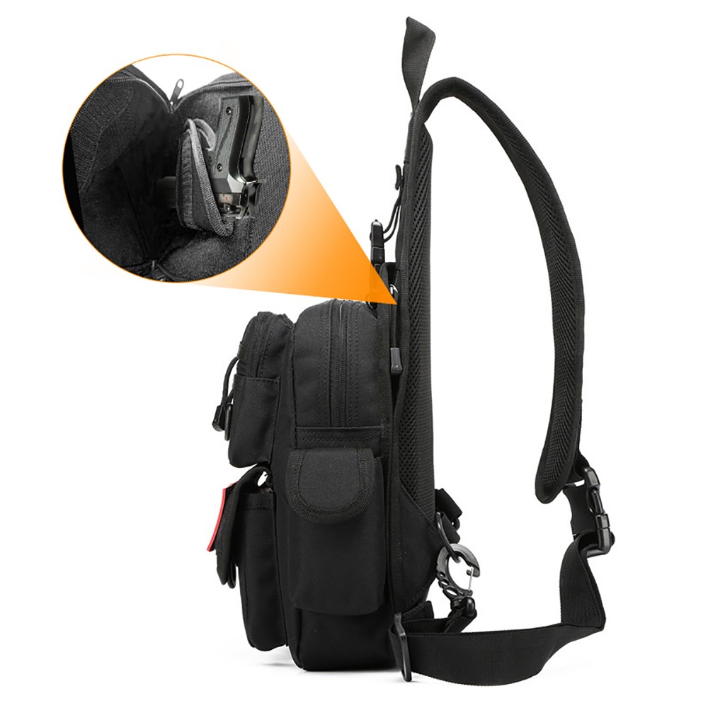 전술 권총 가방, 은닉 휴대용 총기 가방, 크로스바디  - Edc Pistol Carry Bag 리뷰 및 가격