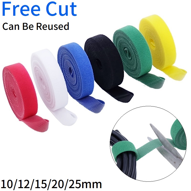 1/5M 케이블 타이 재사용 가능한 접착 후크 루프 번 - Gear Tie Reusable 리뷰 및 가격