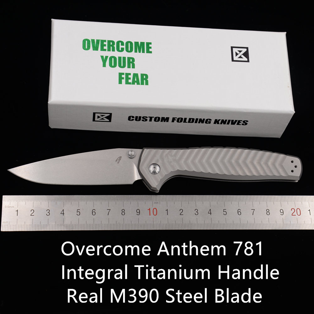 Anthem 781 일체형 티타늄 핸들 리얼 M390  - Pocket Knife Ceramic 리뷰 및 가격