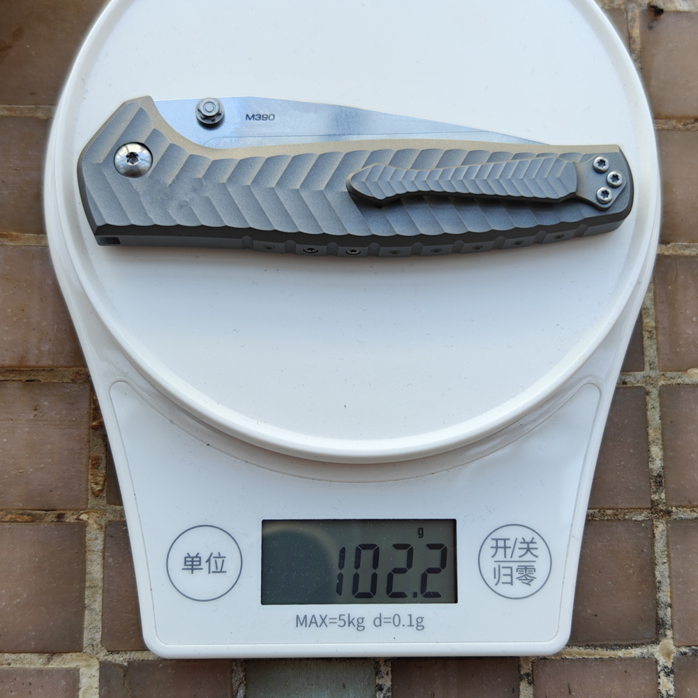 Anthem 781 일체형 티타늄 핸들 리얼 M390  - Pocket Knife Ceramic 리뷰 및 가격